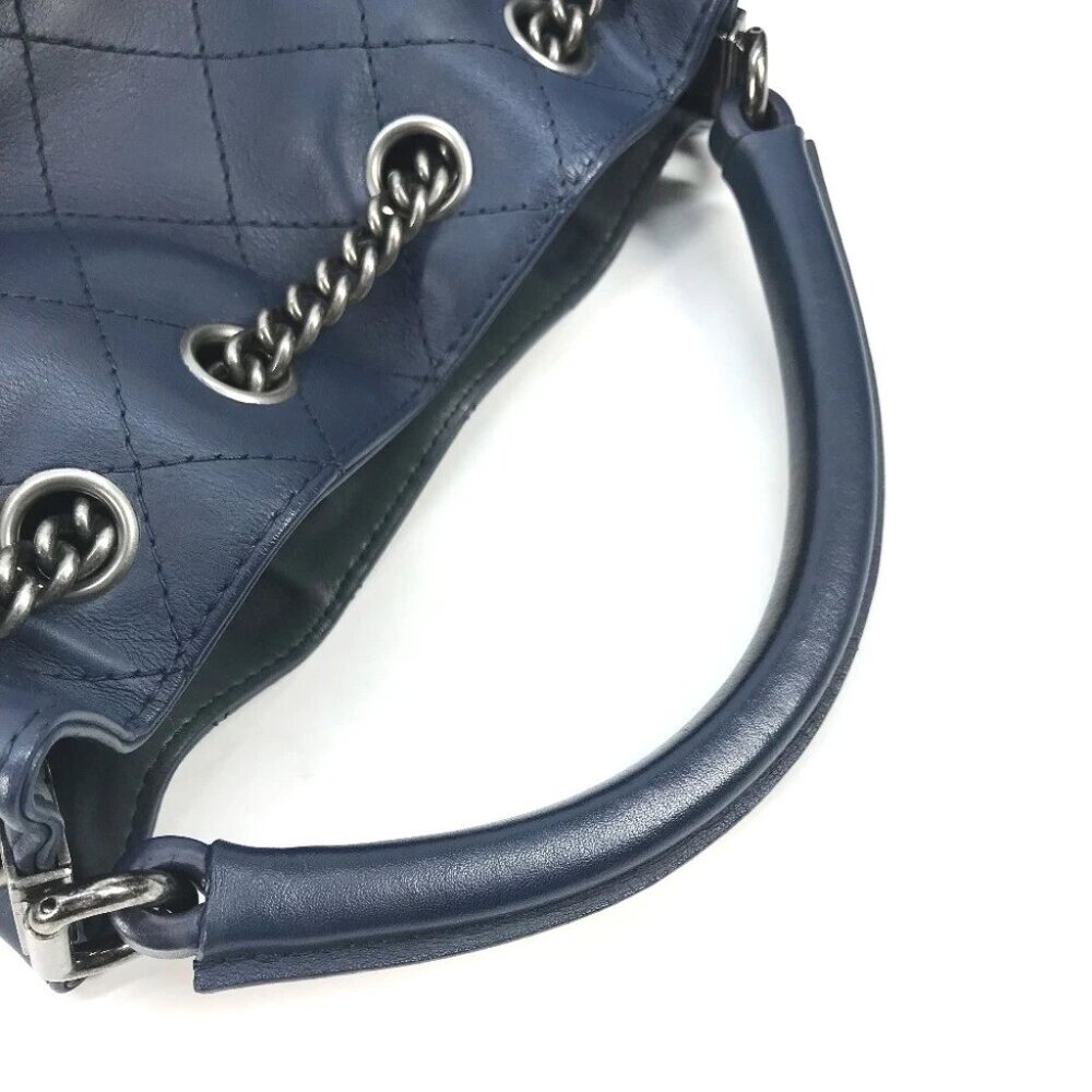 CHANEL Shoulder Matelasse CC CC Mark Chain 3WAY Drawstring Handbag Shoulder Bag - Picture 4 of 15